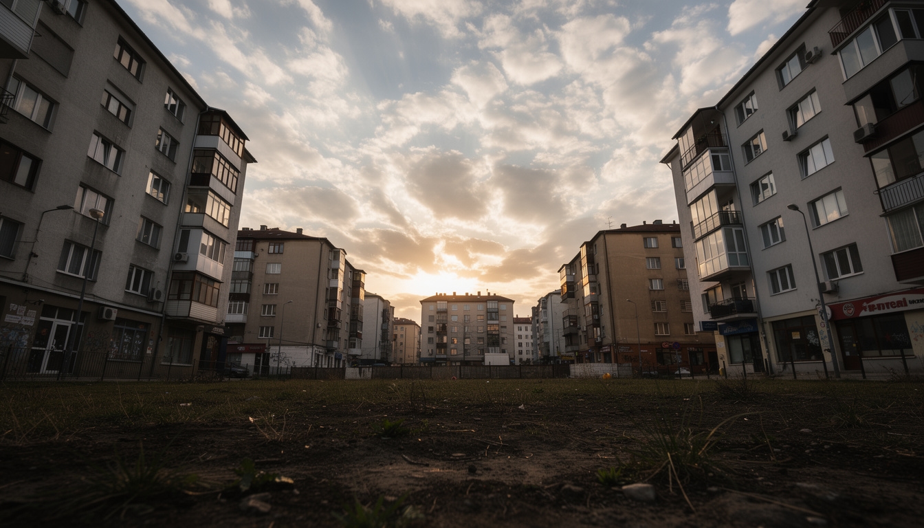 Perspectivă teren urban în România